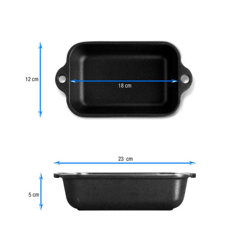 Molde Lasaña de Hierro Fundido Esmaltado