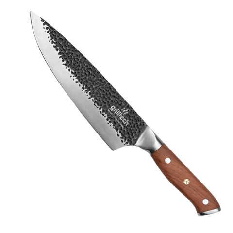 Cuchillo Parrillero Amartillado 8" Inox.