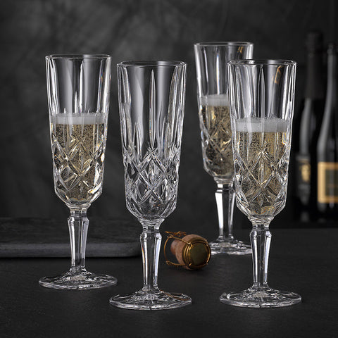 Set 4 Copas Noblesse Champagne