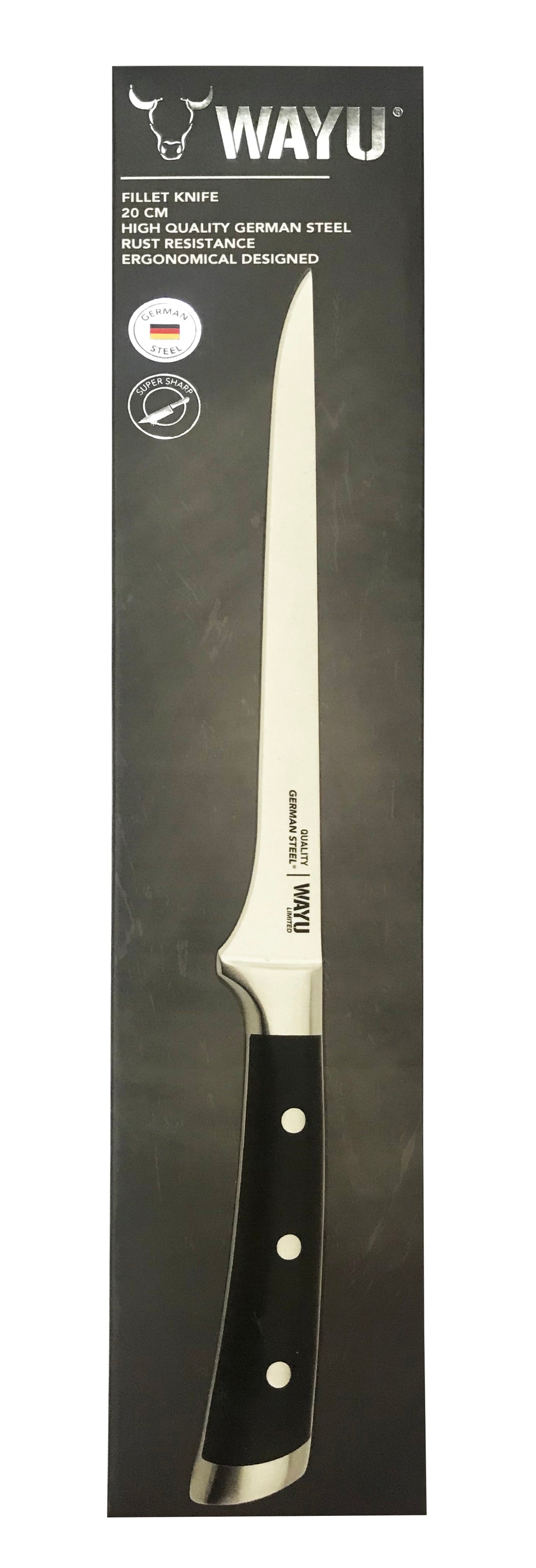 Cuchillo Filetero Wayu 20 Cm Wayu - Fillet Knife 8"