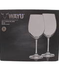 Set 6 Copas Cristal Vino Wayu