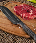 Cuchillo Santoku Black Edition Wayu