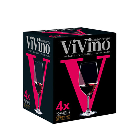 Set 4 copas para Vino ViVino Bordeaux