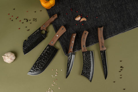 Cuchillo Utility Con Funda Rustic Collection Wayu